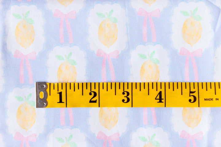Lemons and Bows Cotton Poplin