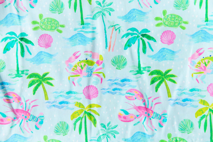 Preppy Beach Cotton Poplin