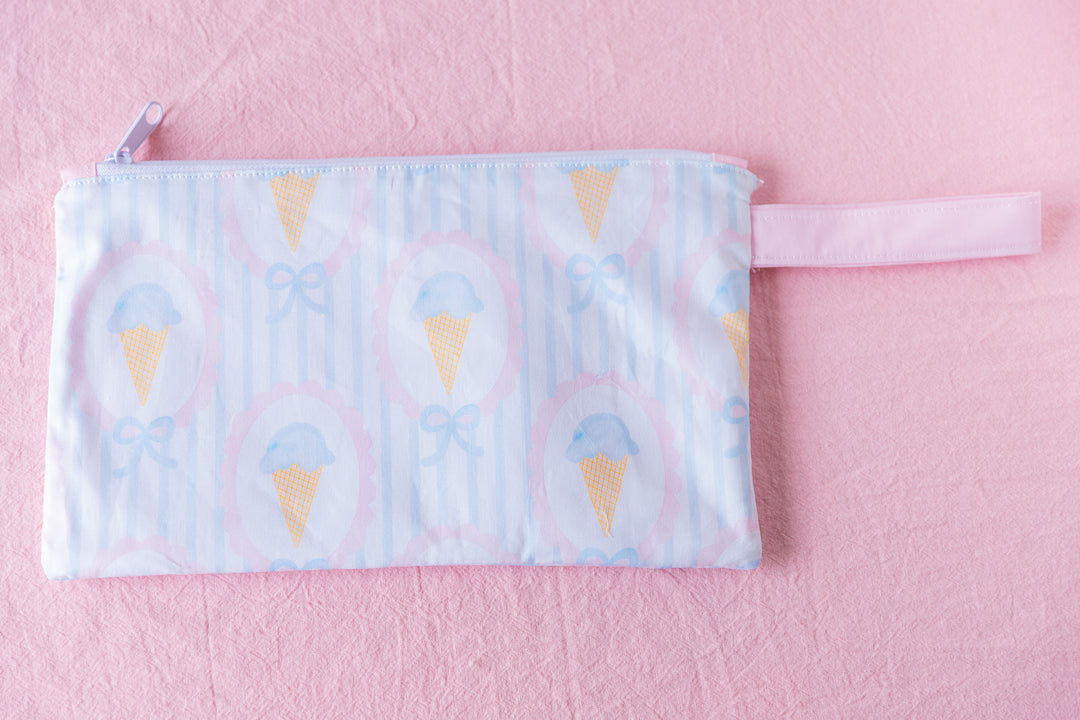 Icecream Cones Zipper Pouch