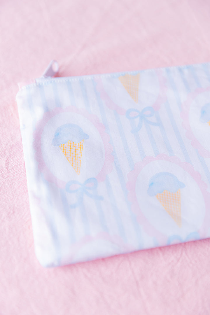 Icecream Cones Zipper Pouch