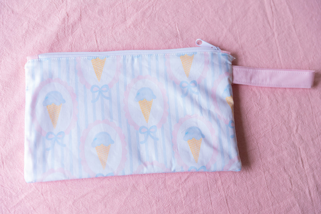 Icecream Cones Zipper Pouch