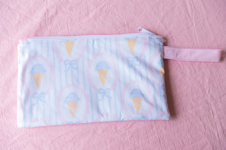 Icecream Cones Zipper Pouch