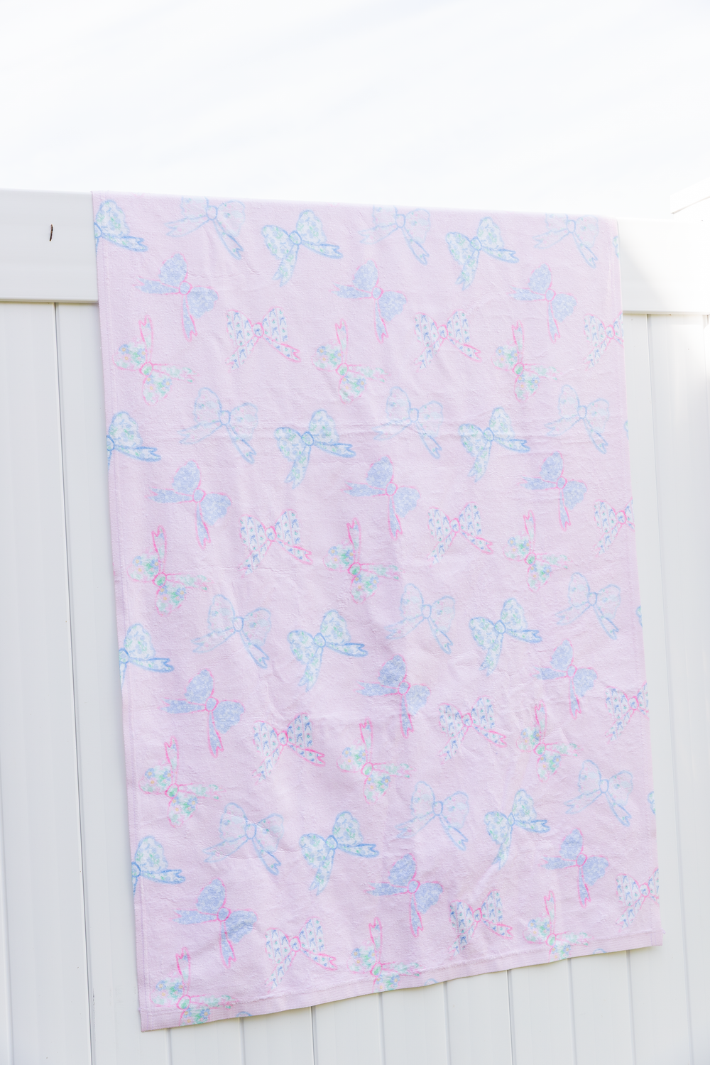 Pastel Bow Beach Towel