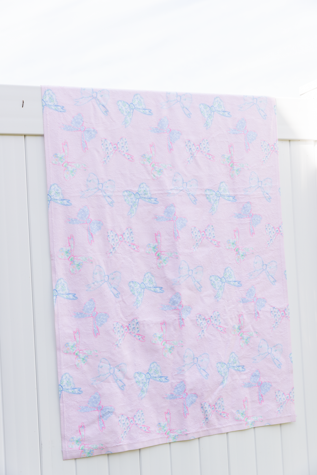 Pastel Bow Beach Towel