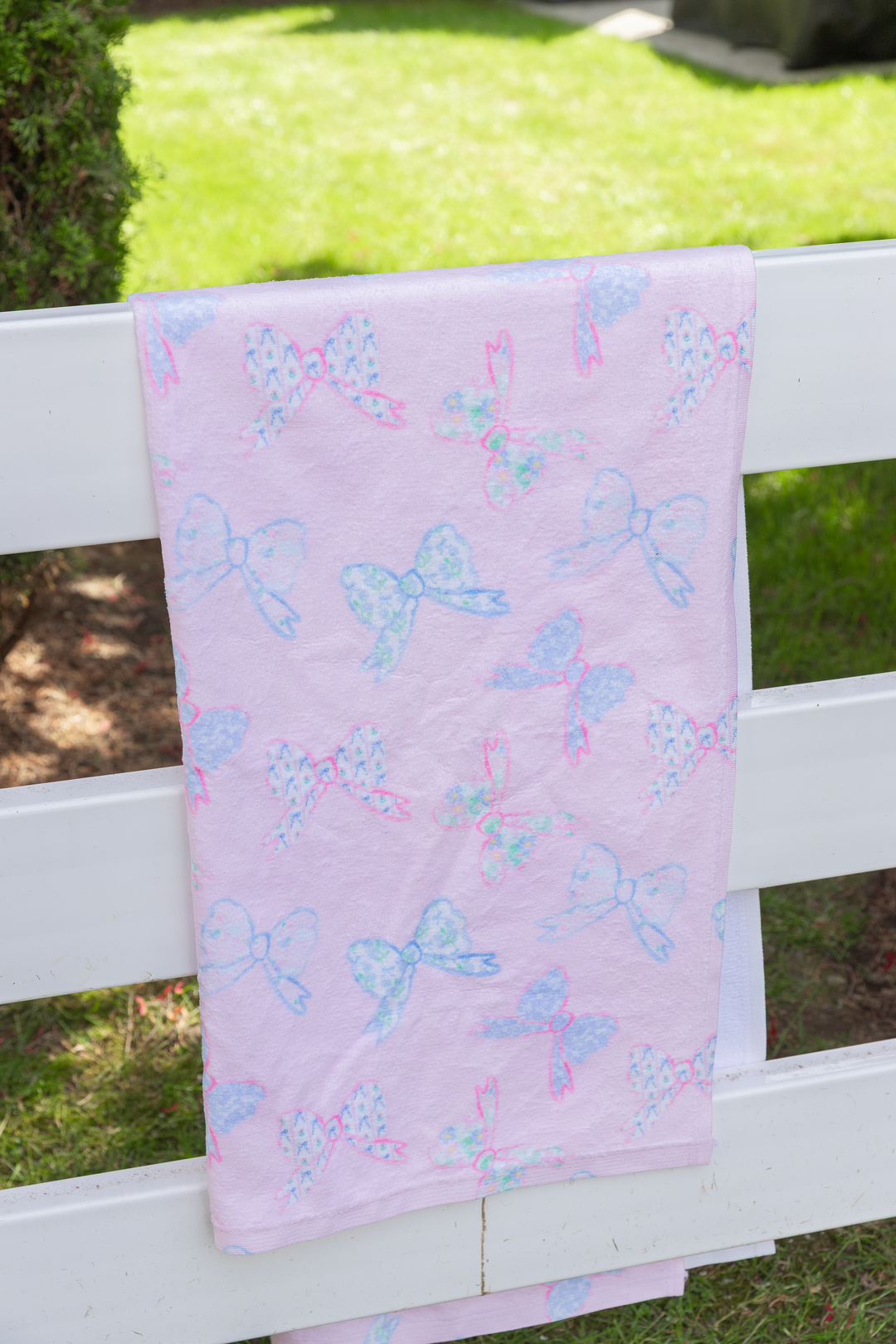 Pastel Bow Beach Towel