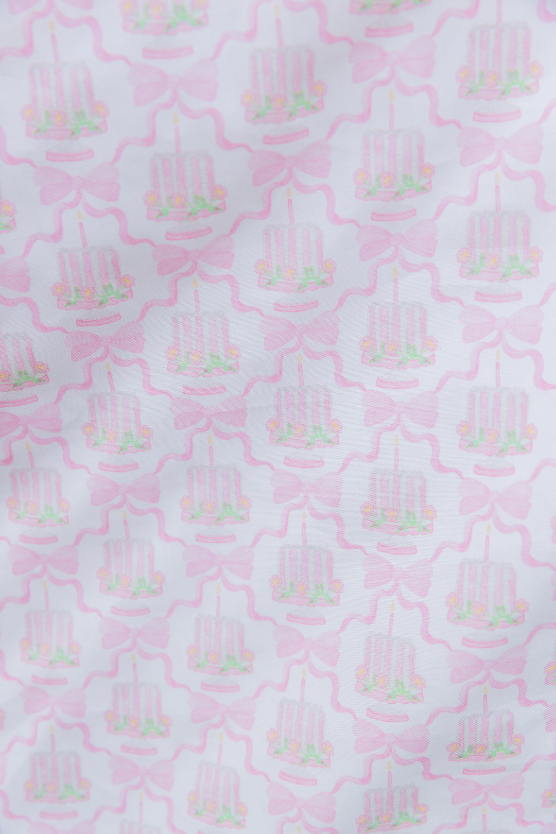 Pink Birthday Cake Minky Dot Baby Blanket