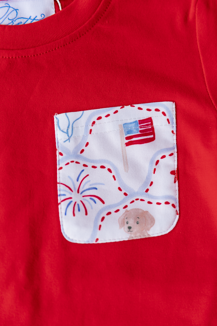 Americana Boys Short Set