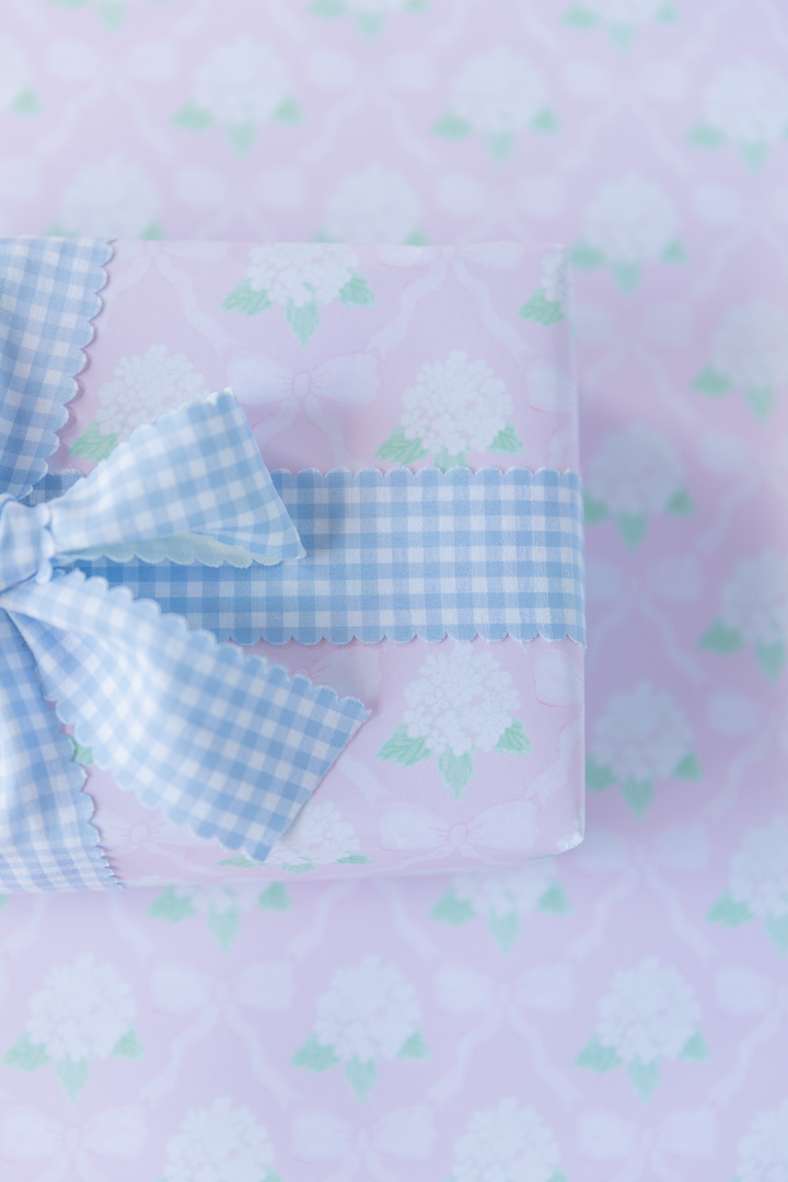 Hydrangea &amp; Bows Gift Wrap