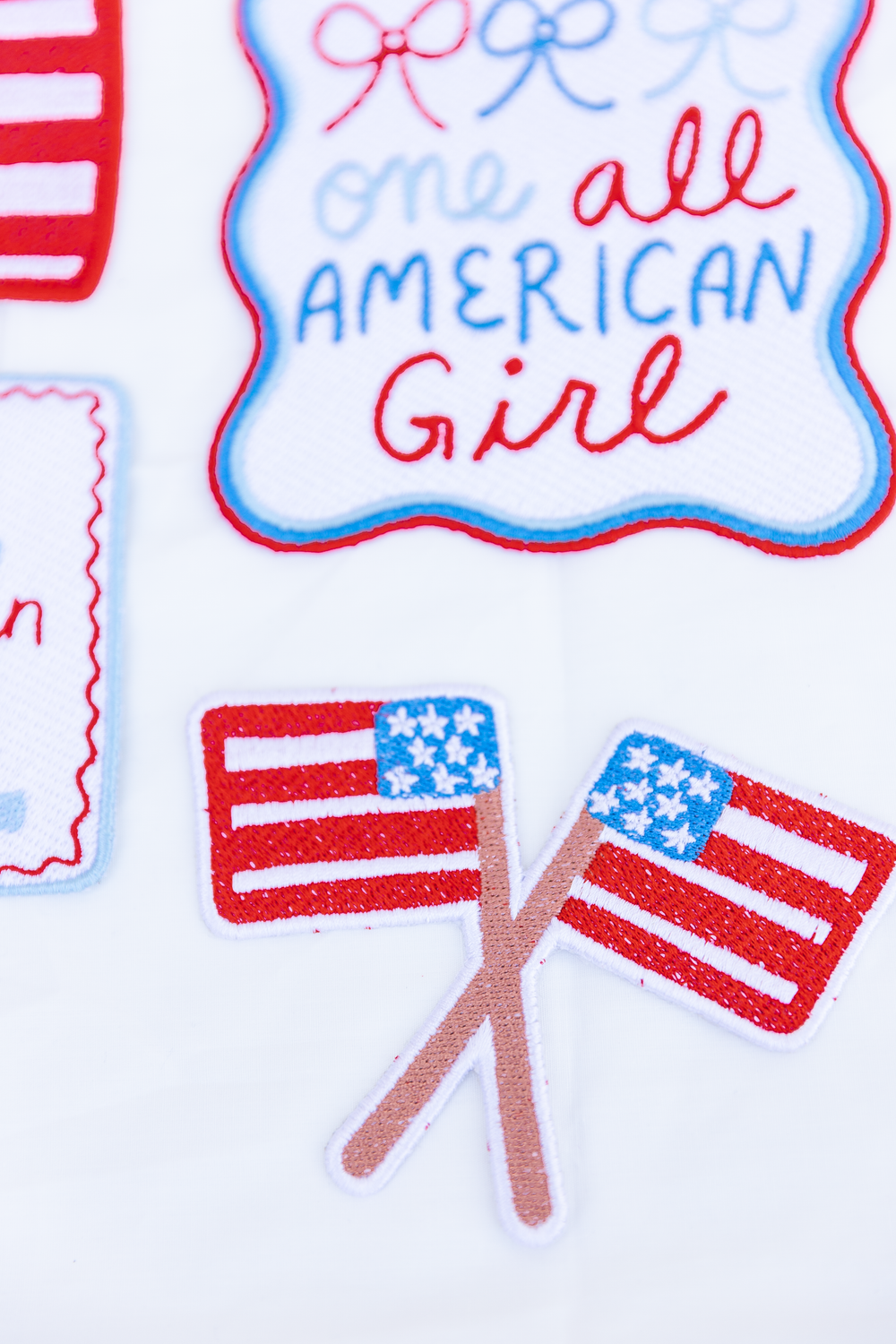 American Flags Embroidery Patch