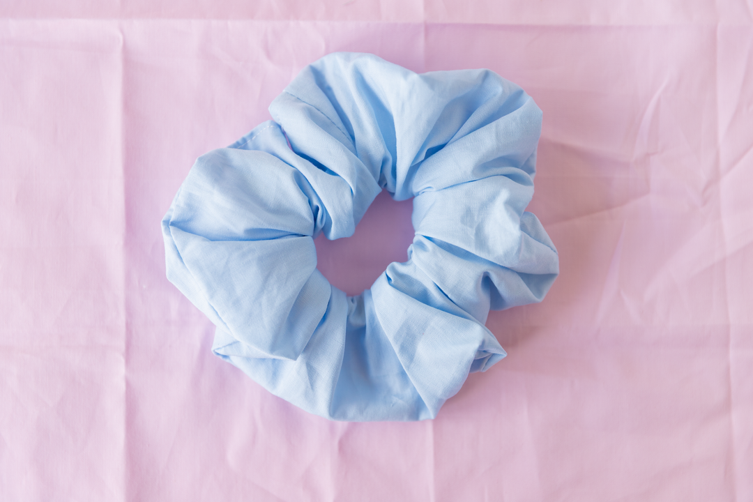 Handmade Fabric Hair Scrunchie | Pretty Grandmillennial Hair Accessories