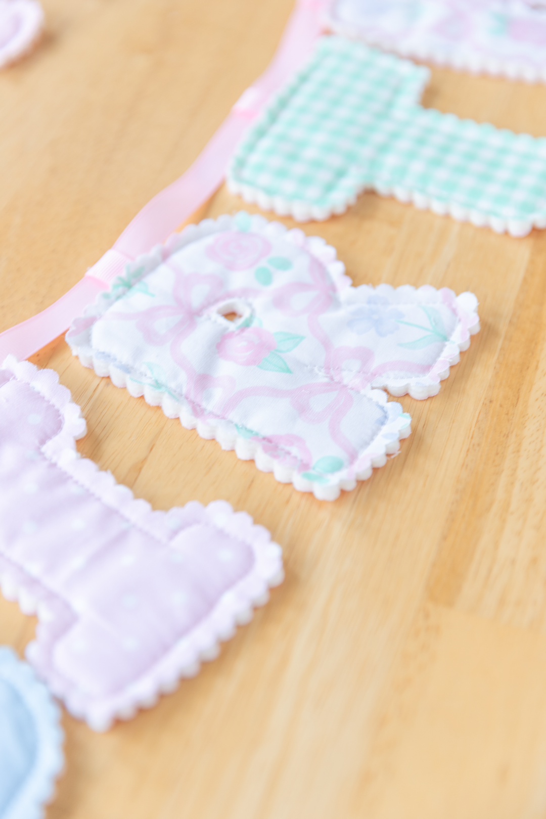 Personalized Fabric Name Banner | Handmade Letter Garland