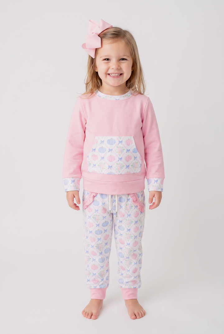Sugarplum Pumpkins Girls Sweatshirt Set Preorder ETA September