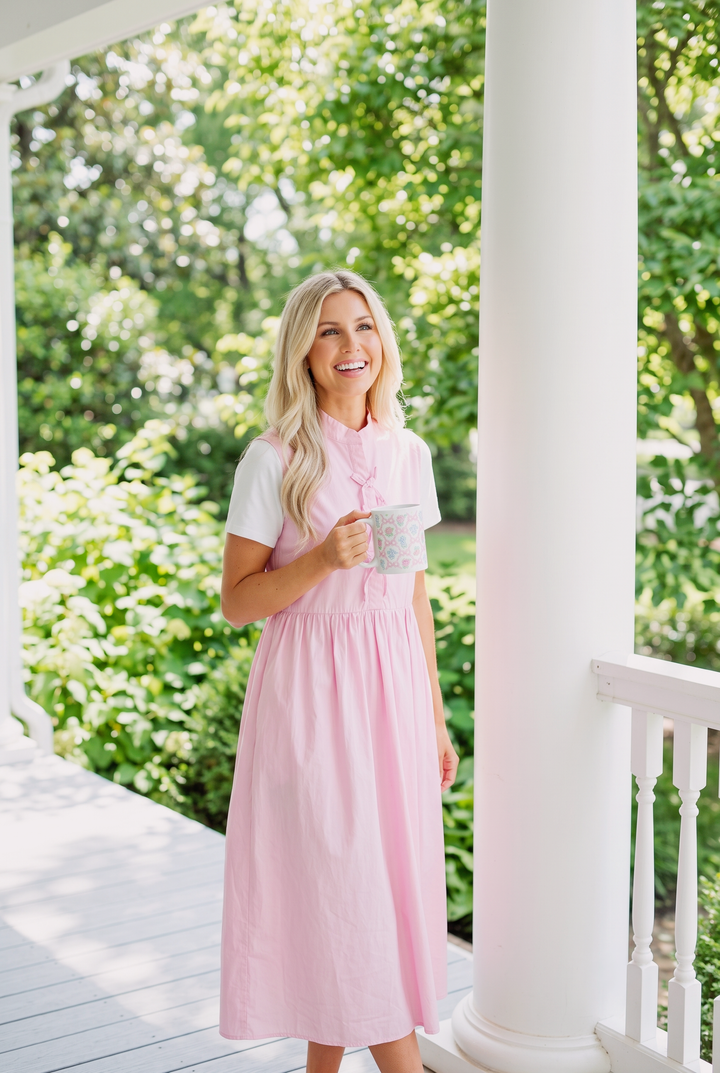 Pastel Bow &amp; Floral Ceramic Grandmillennial Mug