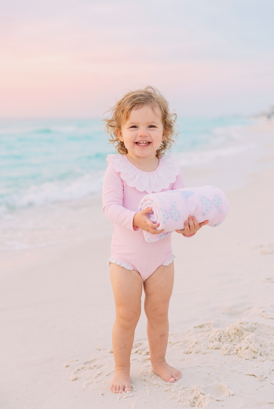 Pastel Bow Beach Towel