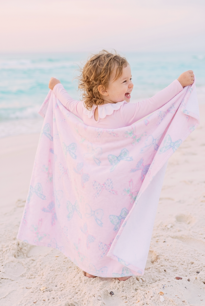 Pastel Bow Beach Towel