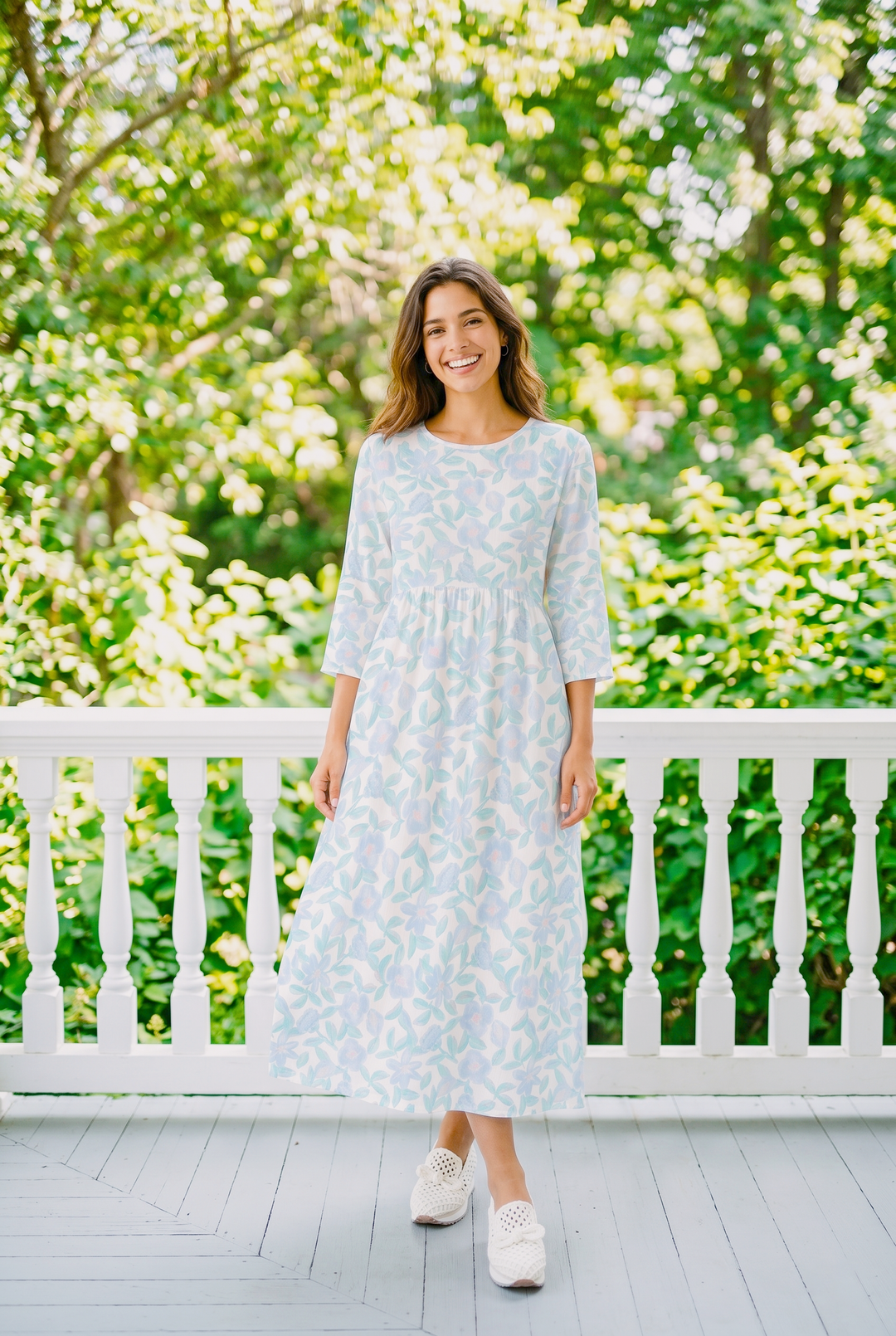 Bluebell Cottage Long Sleeve Dress