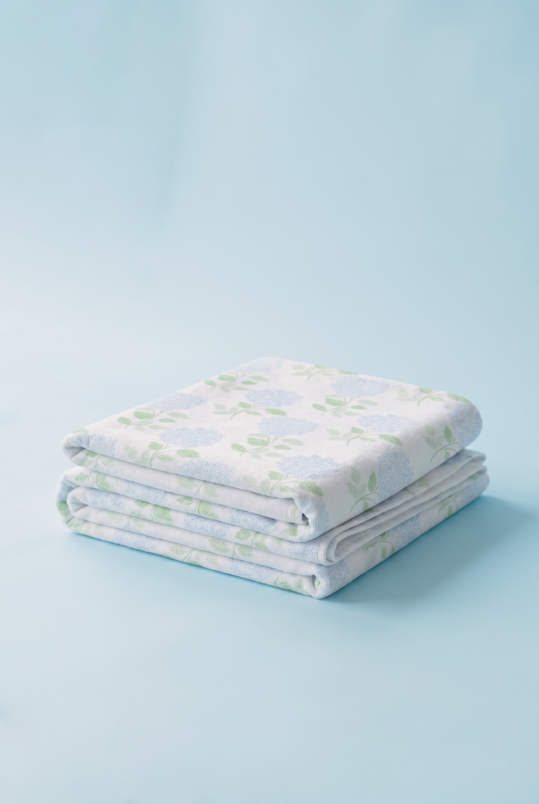 Blue Hydrangea Seaside Beach Towel