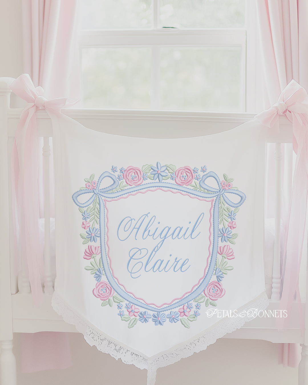 Floral Bow Crest