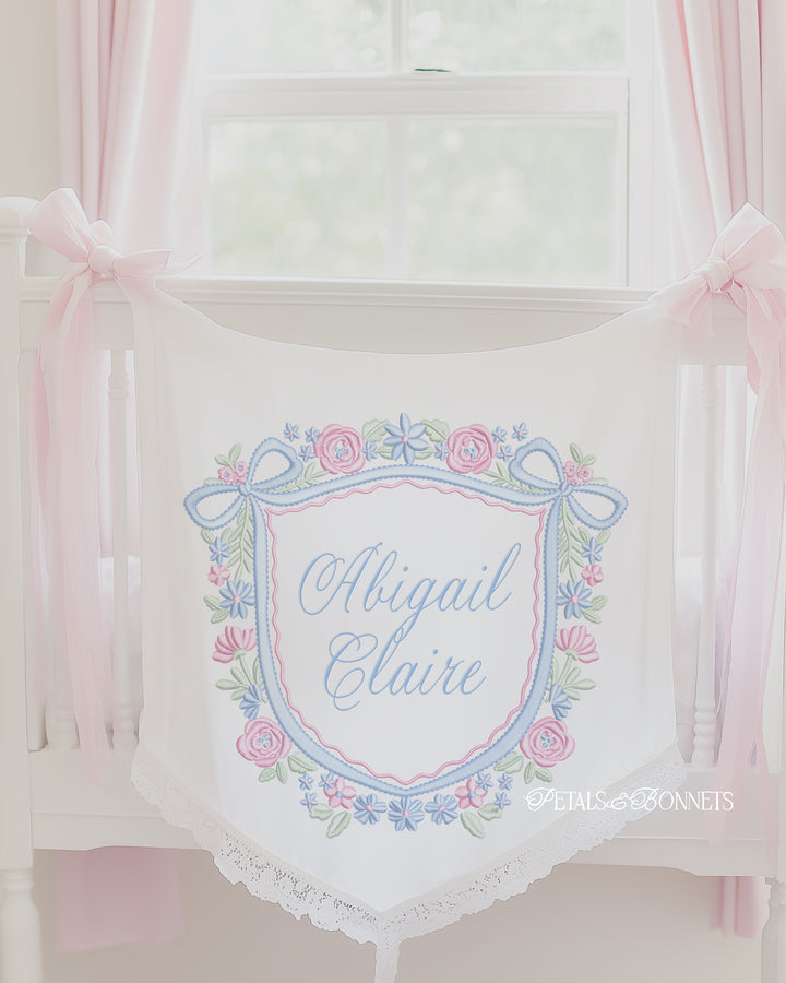 Floral Bow Crest