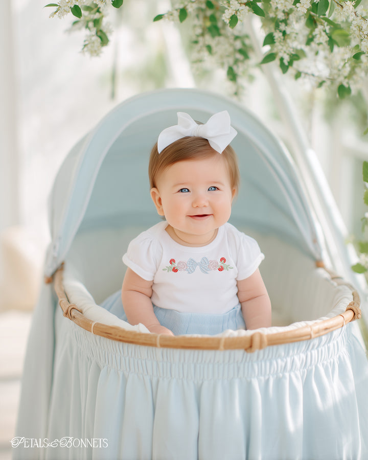 Strawberries &amp; Gingham Bow Floral