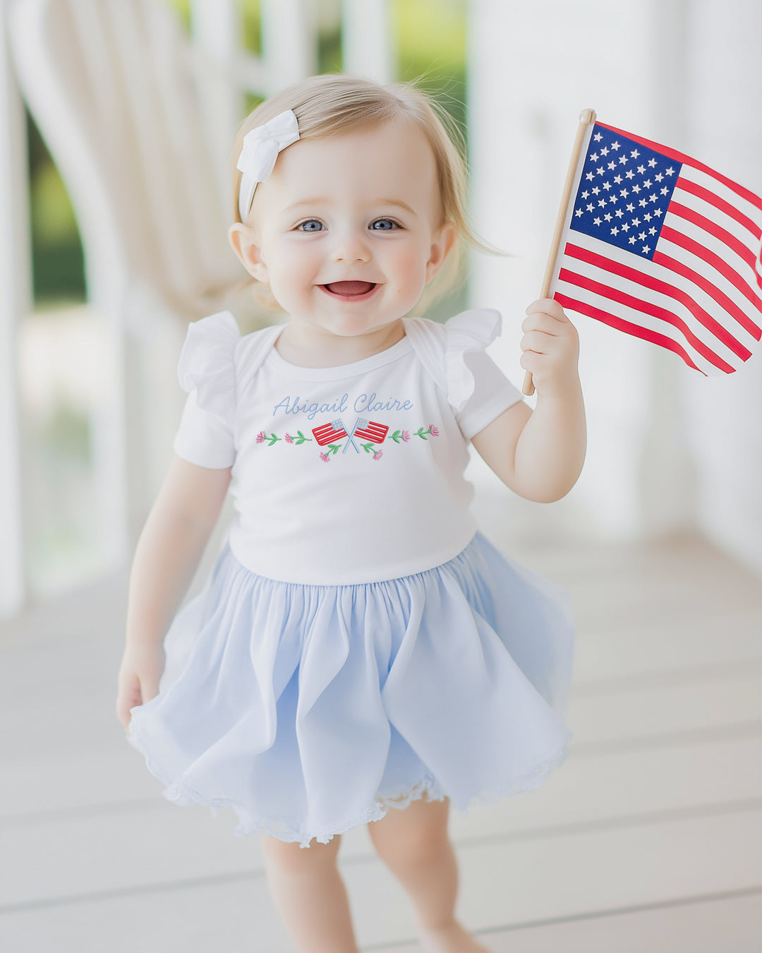 4th of July Flags &amp; Floral