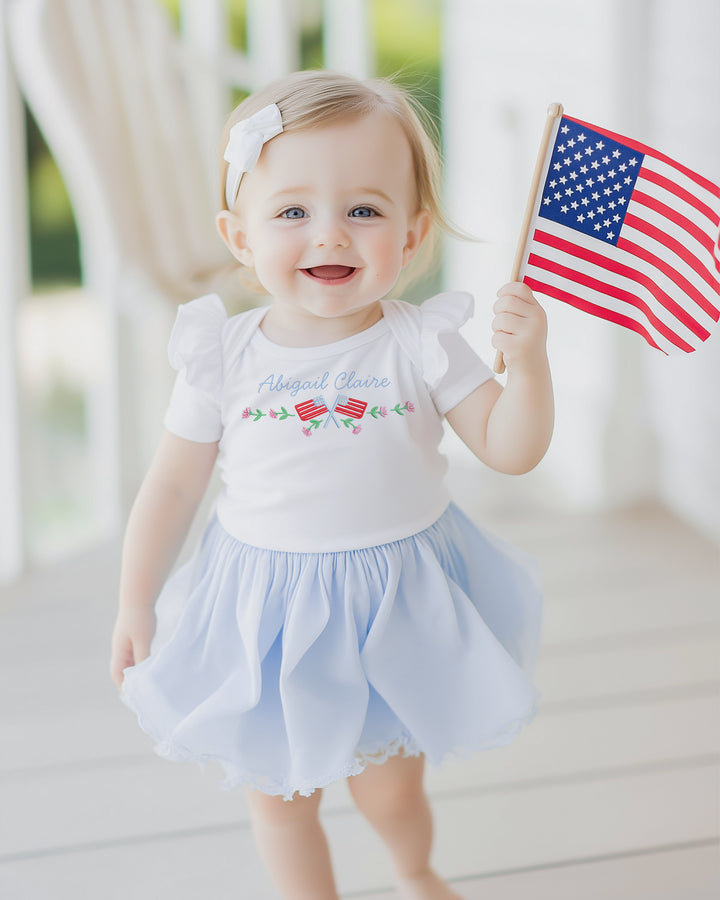 4th of July Flags &amp; Floral