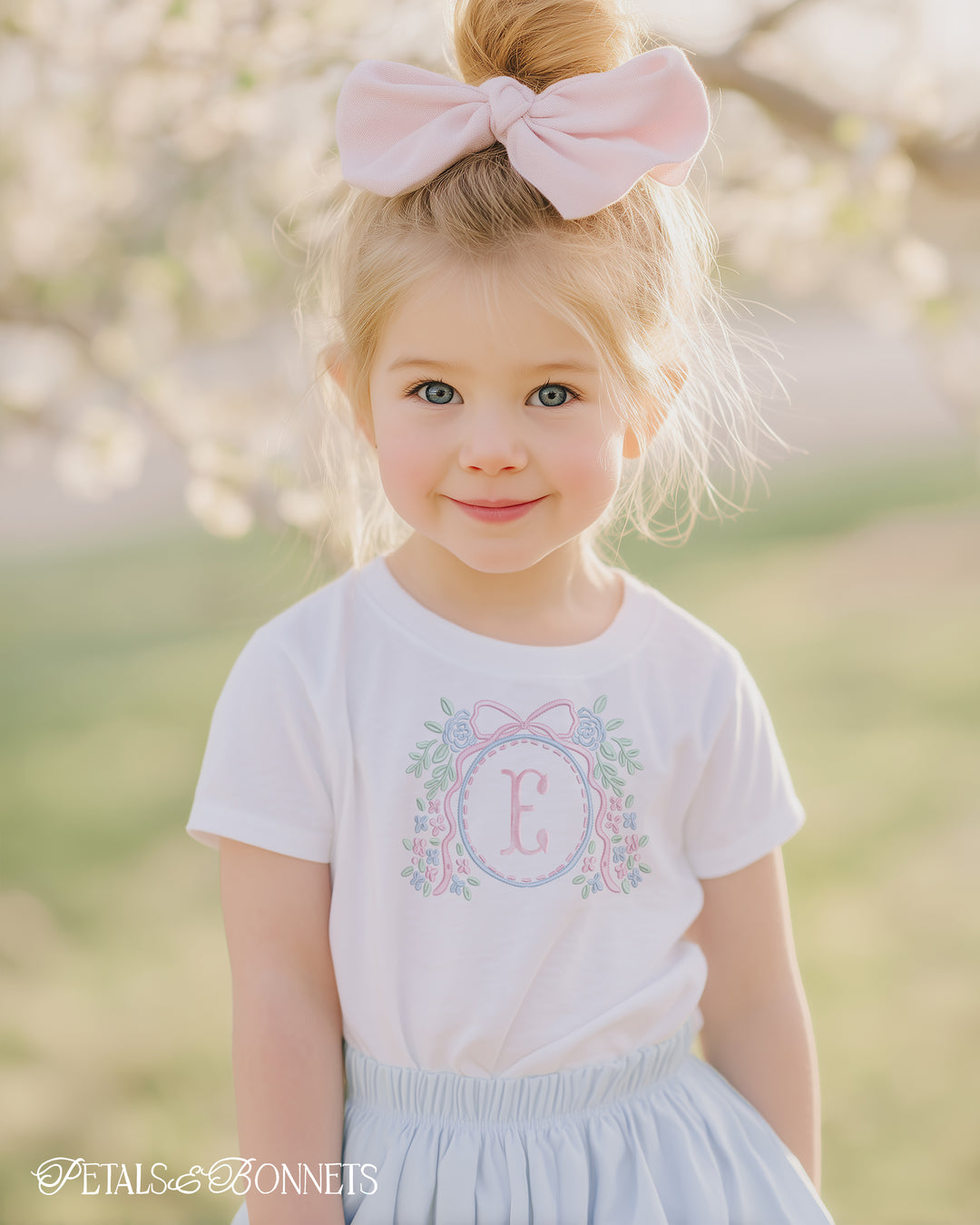 Floral Bow Crest Ribbon