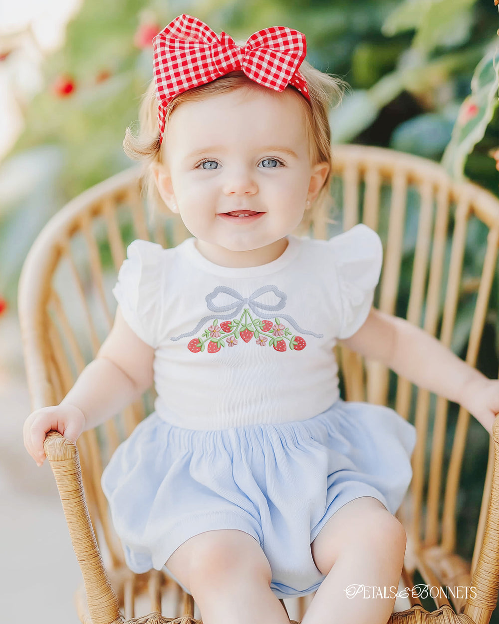 Strawberries & Bow