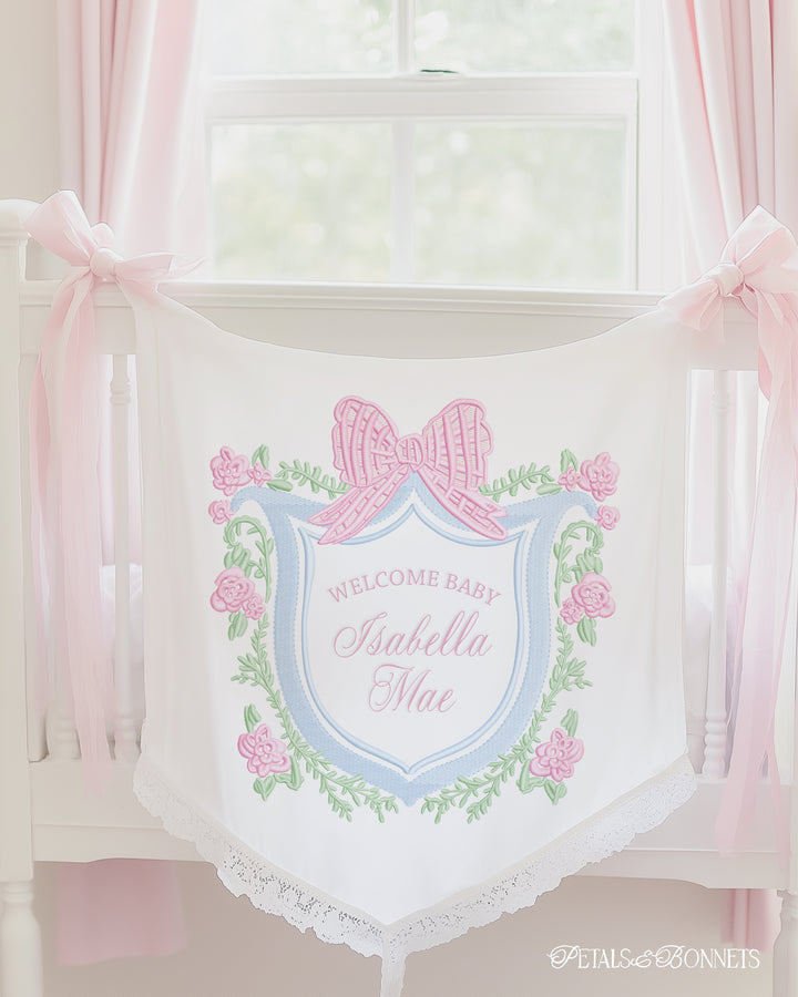 Floral Bow Crest