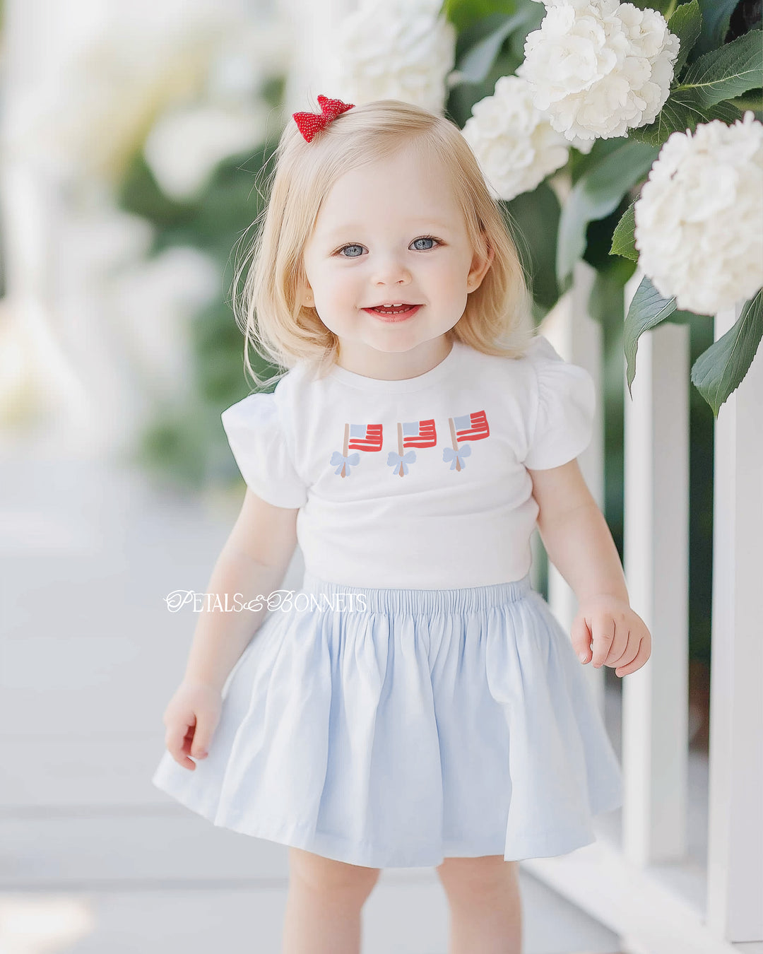 4th of July Flag &amp; Bow