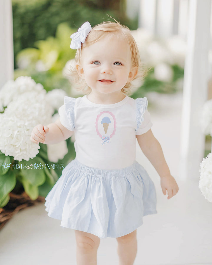 Ice Cream Cone Bow
