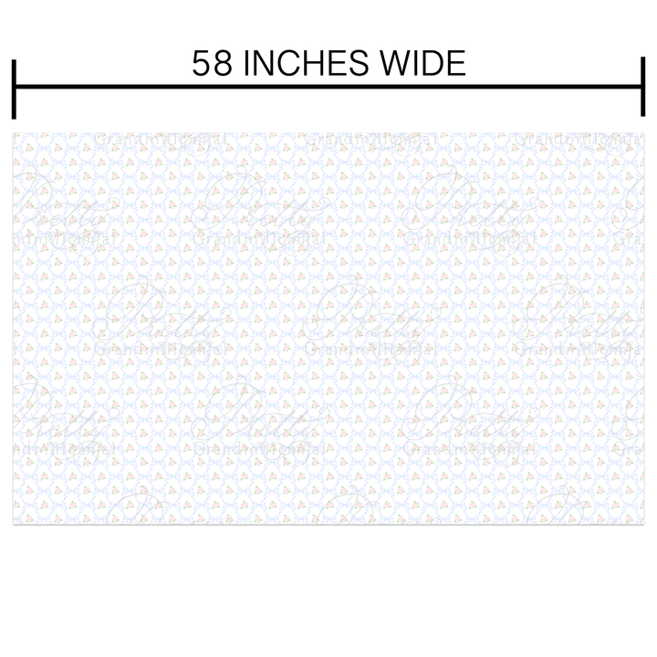 Vintage Bows &amp; Florals - Poplin Fabric – By the Yard