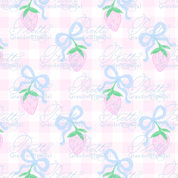 Strawberry print - PrettyGrandmillennai