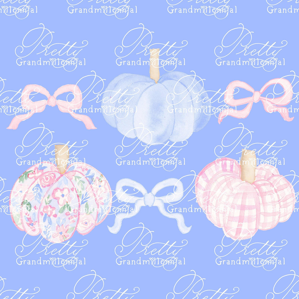 Grandmillennial pumpkin clipart, pink pumpkin clipart, white pumpkin watercolor, watercolor pumpkins, watercolor fall clipart, autumn - PrettyGrandmillennai
