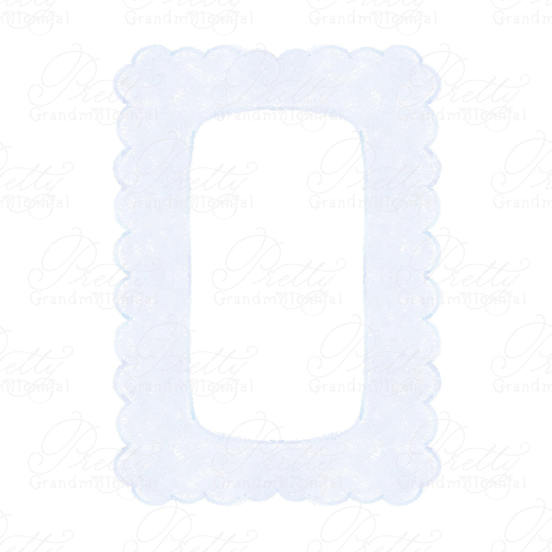 Scalloped frame clipart, bow ribbon frame clipart, grandmillennial clipart, ribbon frame clipart, 5x7 frame clipart, ribbon bows clipart - PrettyGrandmillennai