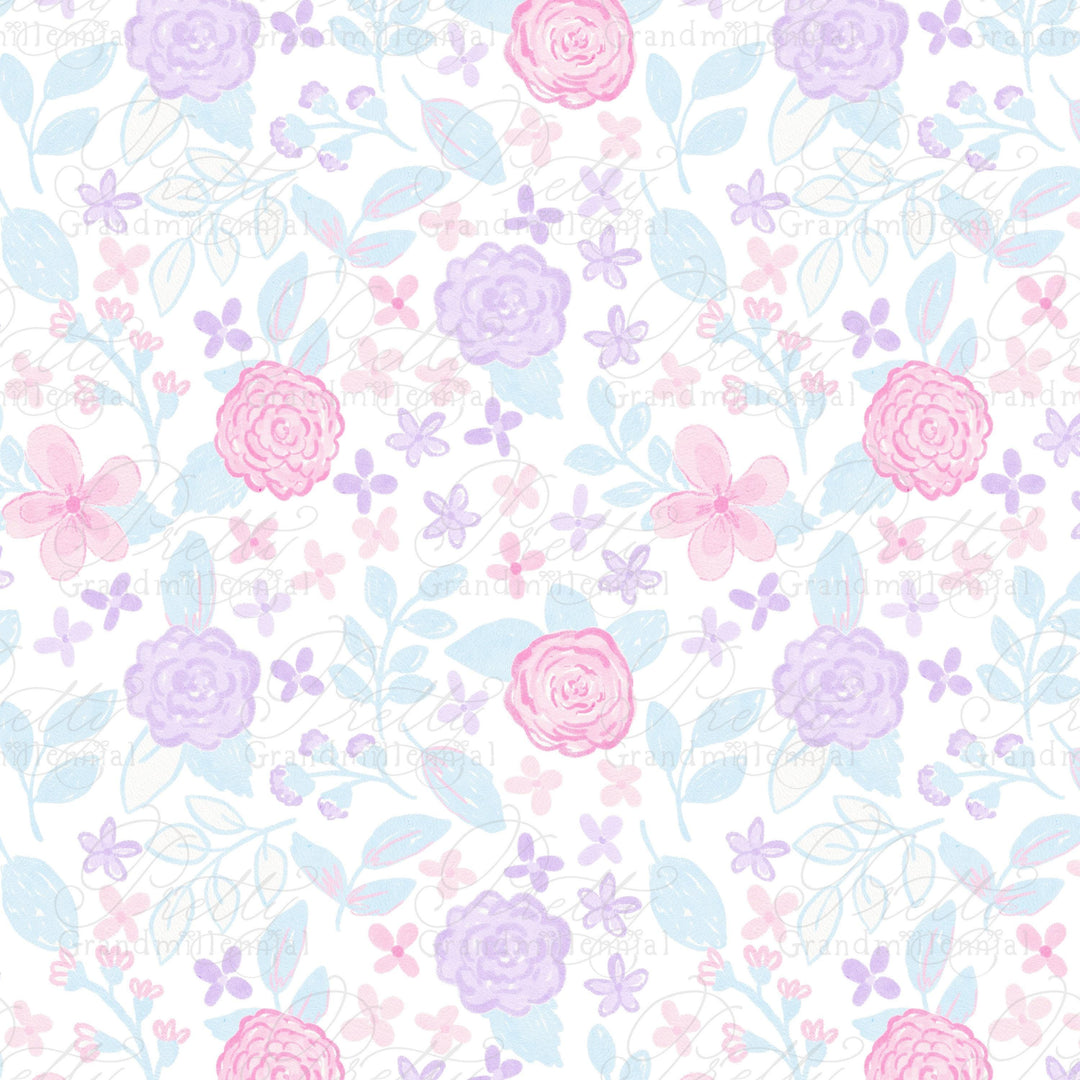 Liberty Ditsy Pastel Floral Pattern, floral pattern, pastel flowers pattern, liberty floral pattern, ditsy flowers pattern, grandmillennial - PrettyGrandmillennai