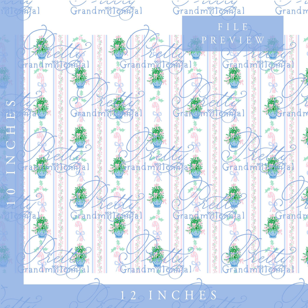 Christmas seamless pattern, preppy pattern, Grandmillennial Christmas pattern, seamless print, print for children&