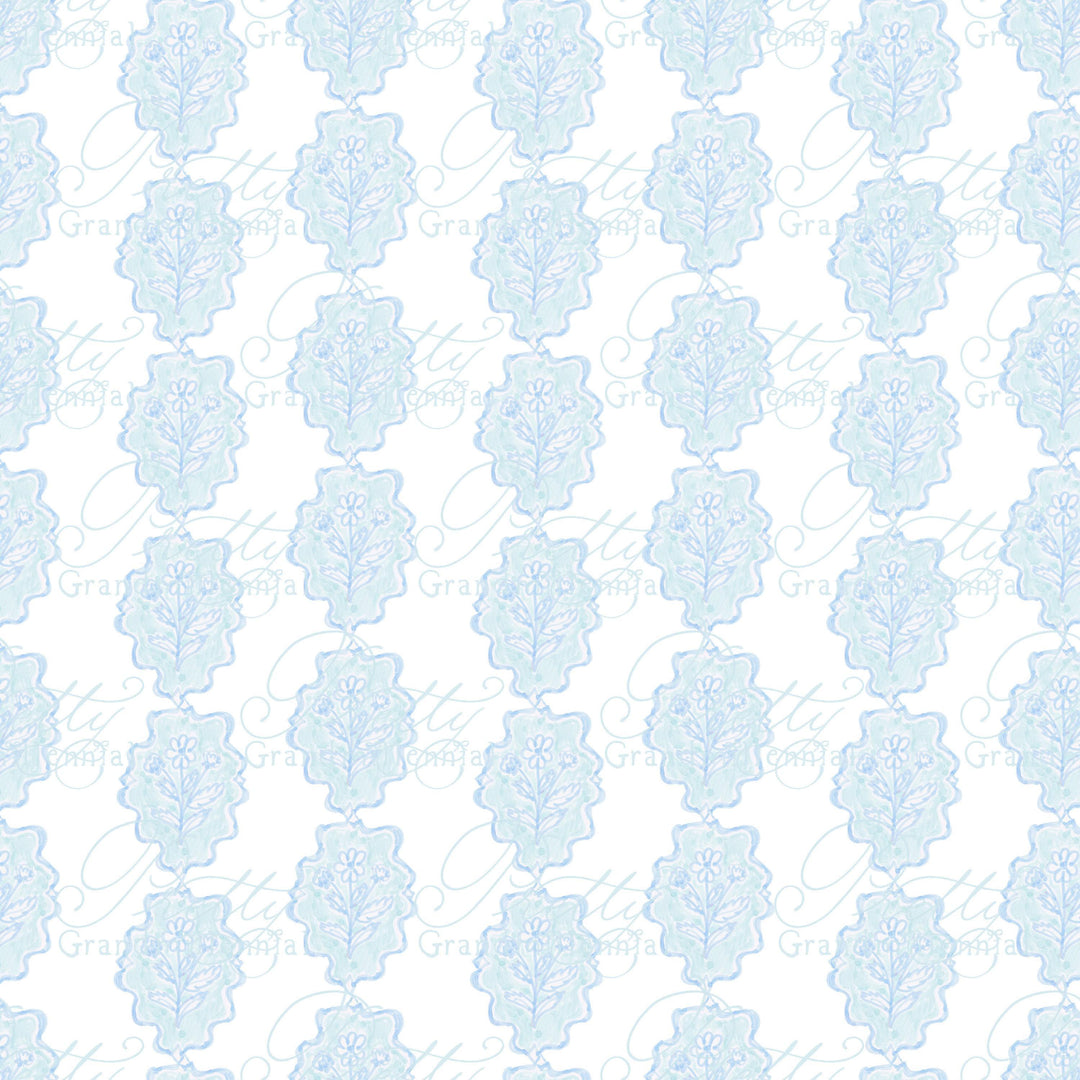 Toile pattern, seamless pattern, floral pattern, seamless pattern flowers, painted seamless pattern, grandmillennial pattern shop - PrettyGrandmillennai