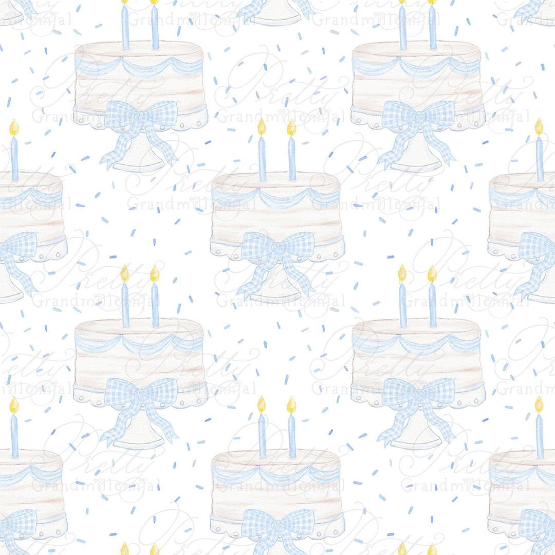 Birthday Cake Pattern With Sprinkles, sprinkles cake pattern, grandmillennial patterns, pattern shop, commercial use, birthday cake clipart - PrettyGrandmillennai