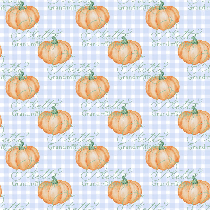 Pumpkin pattern, pumpkin fall print, seamless pattern, grandmillennial patterns, fall patterns, seamless fall pattern, trellis pattern - PrettyGrandmillennai