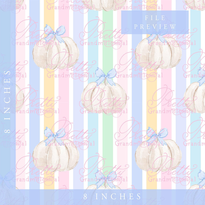 Grandmillennial pumpkin pattern, fall print, polka dot pumpkin pattern, commercial use patterns, fall print, fall pattern, autumn pattern - PrettyGrandmillennai
