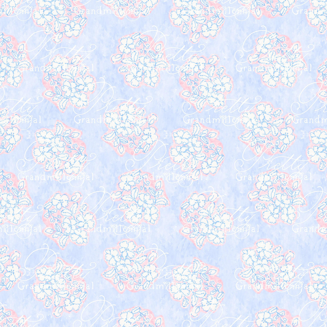 Toile pattern, seamless pattern, floral pattern, seamless pattern flowers, painted seamless pattern, grandmillennial pattern shop - PrettyGrandmillennai
