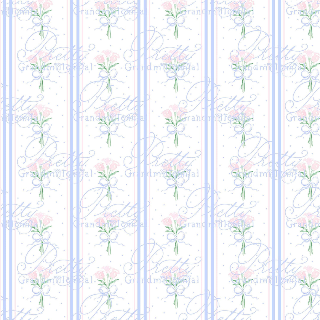 Spring seamlesspattern, grandmillennial spring pattern, block print pattern, seamless pattern shop, preppy patterns, print shop - PrettyGrandmillennai