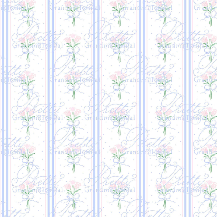 Spring seamlesspattern, grandmillennial spring pattern, block print pattern, seamless pattern shop, preppy patterns, print shop - PrettyGrandmillennai