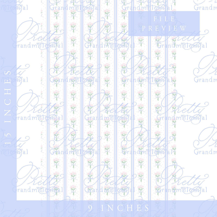 Spring seamlesspattern, grandmillennial spring pattern, block print pattern, seamless pattern shop, preppy patterns, print shop - PrettyGrandmillennai