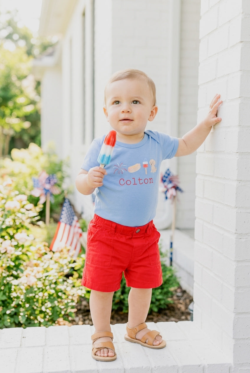 Personalized Patriotic Onesie